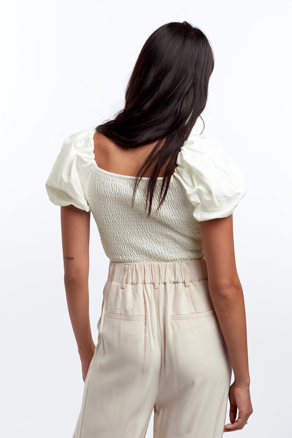Nelma puff sleeve top