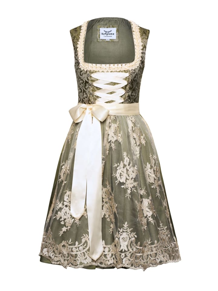 Hofglanz Dirndl in grün/beige günstig kaufen