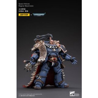 Warhammer 40k Actionfigur 1/18 Space Wolves Ragnar Blackmane 13 cm