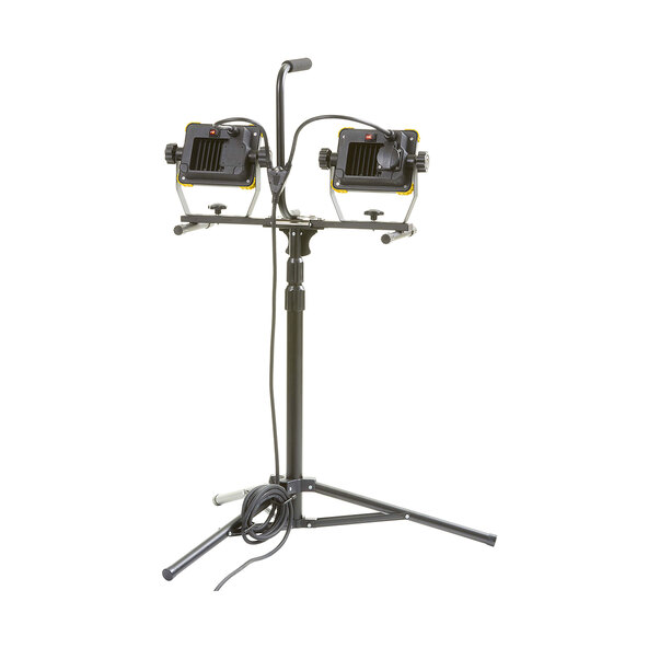 LED-Baustrahler mit ausziehbarem Stativ