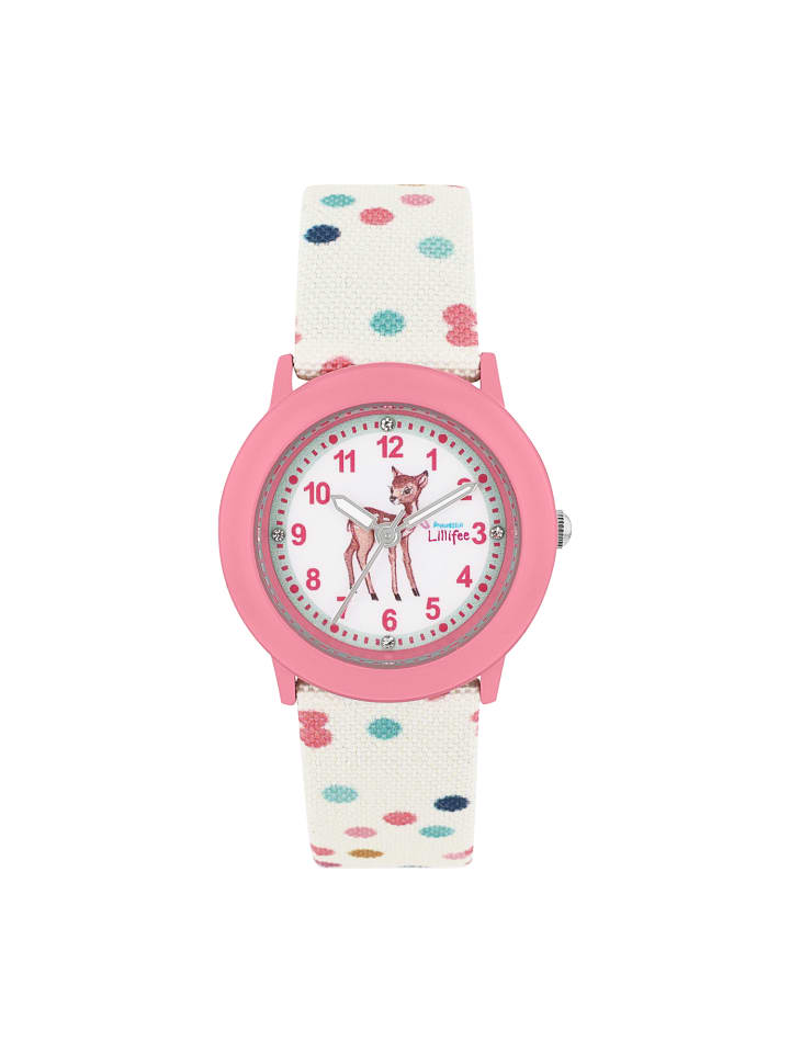 Prinzessin Lillifee Quarzuhr Textil, Alloy in Rosa günstig kaufen