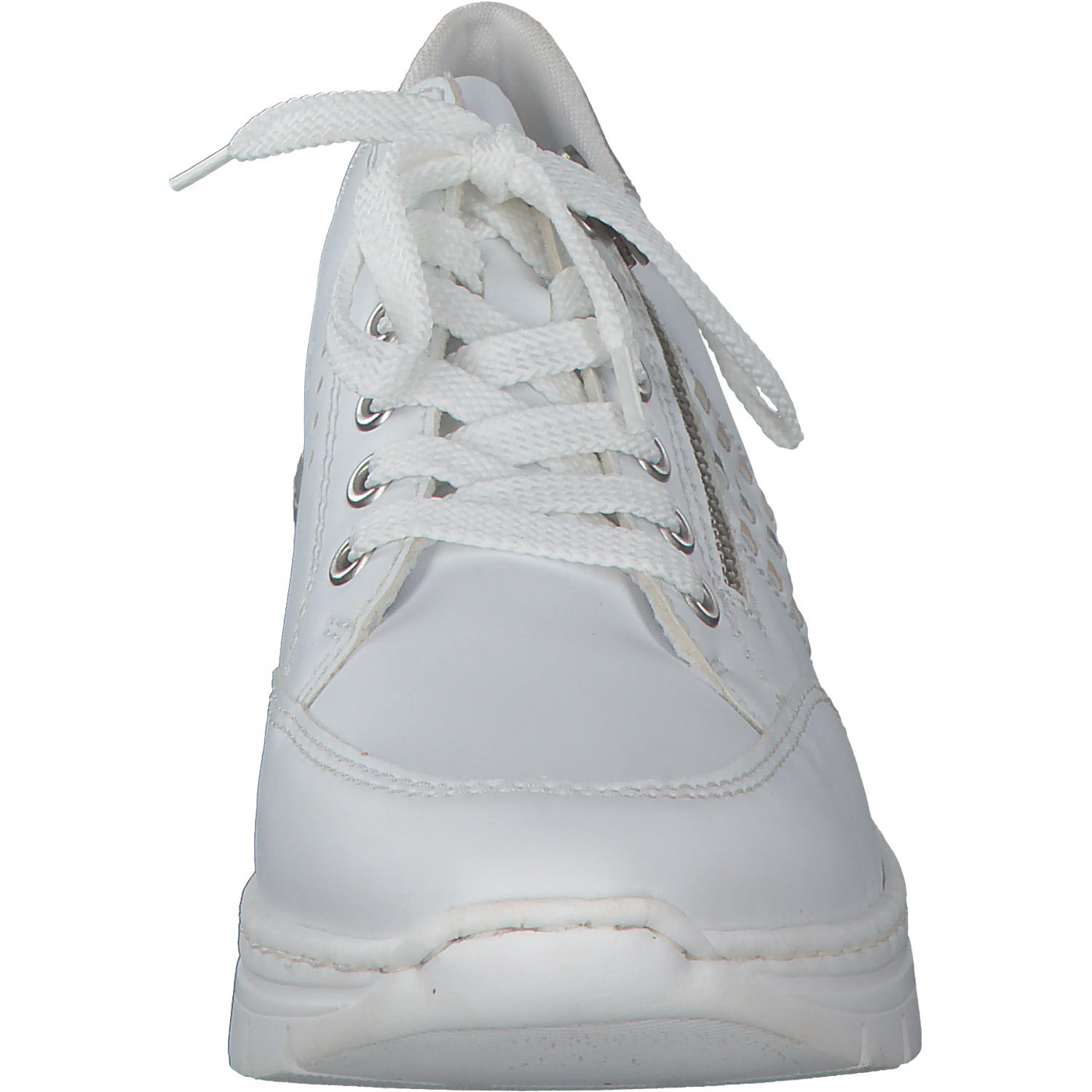 Rieker N8321, Sneakers Low, Damen, Weiß