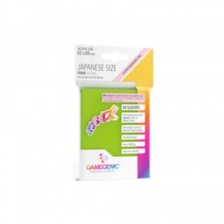 Gamegenic - PRIME Japanese Sized Sleeves Lime (60)