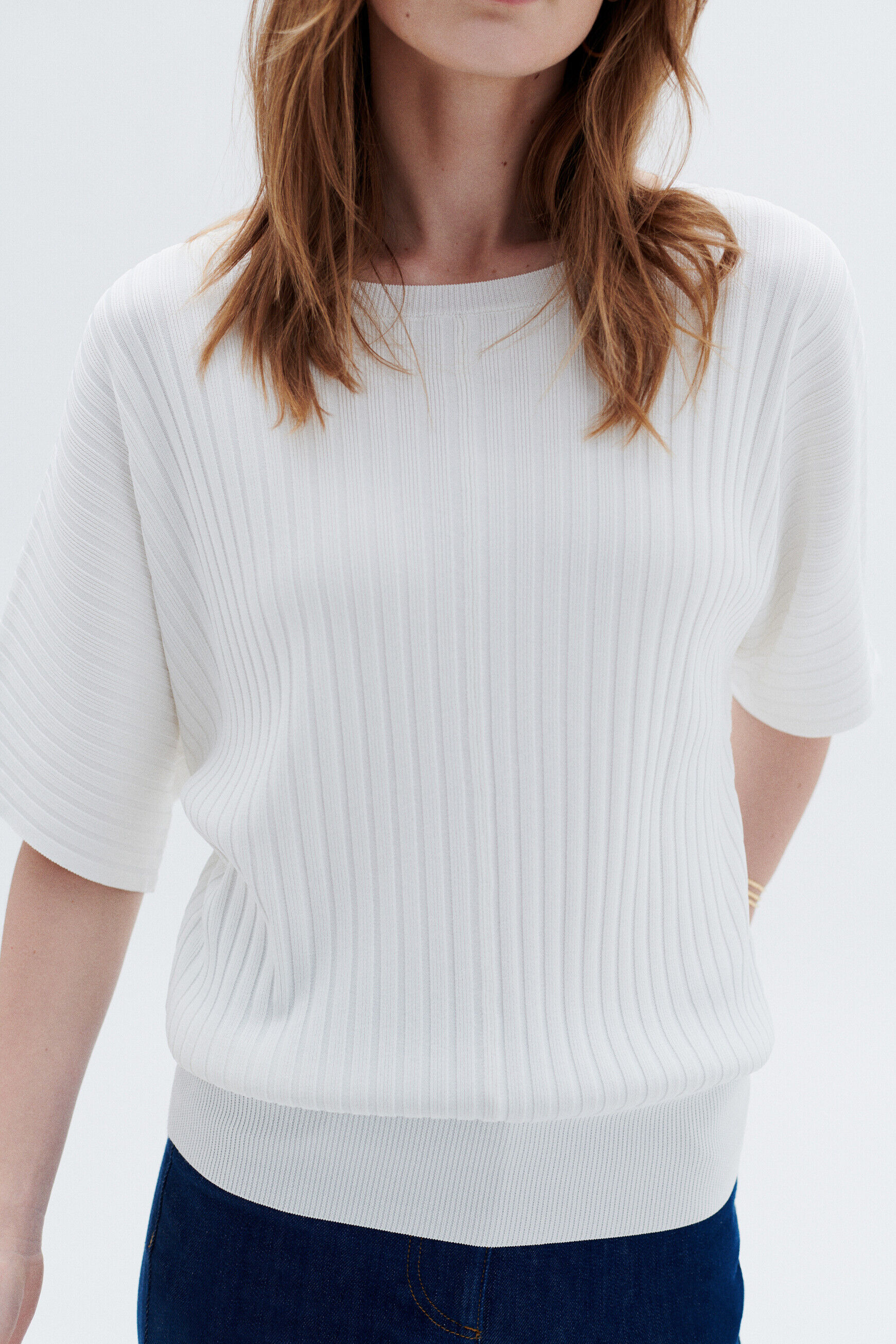 Pull mahee ivoire femme