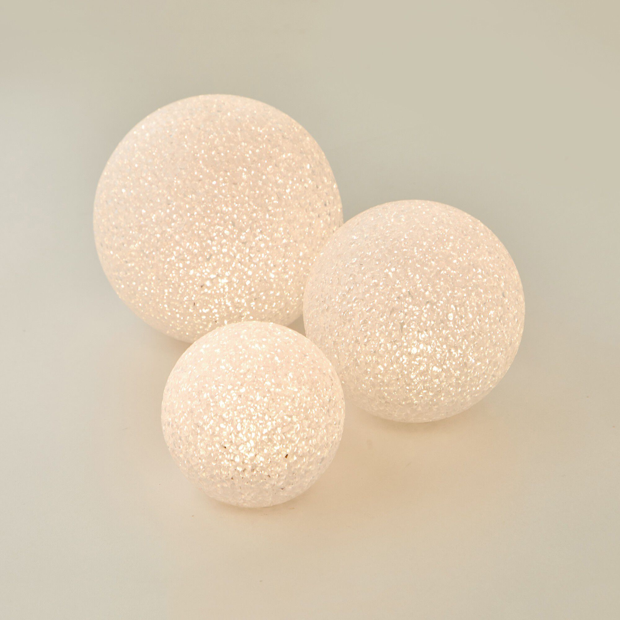 Boule lumineuse effet verre brisé
