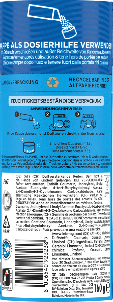 Wäscheparfüm Aprilfrisch, 160 g