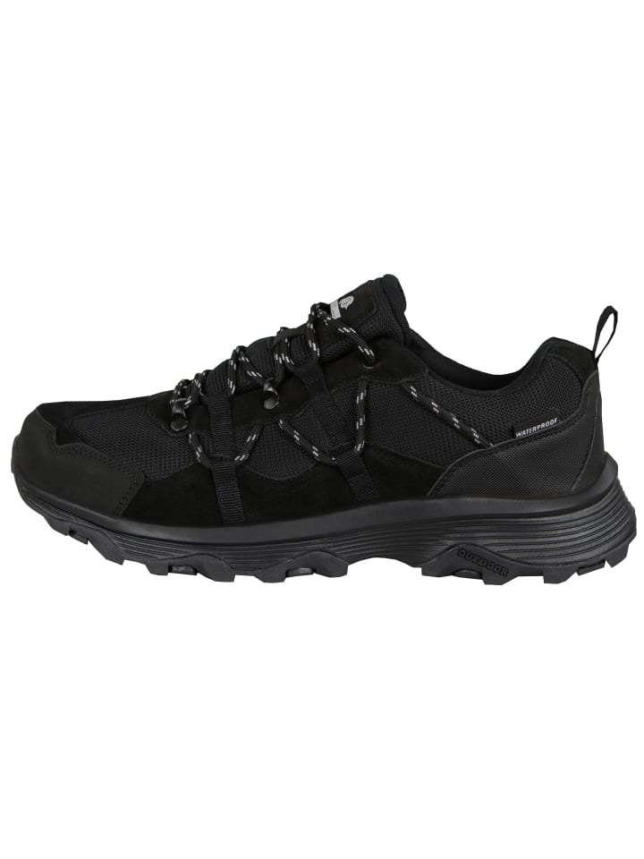 GUGGEN MOUNTAIN Wanderschuhe Uni in Schwarz günstig kaufen
