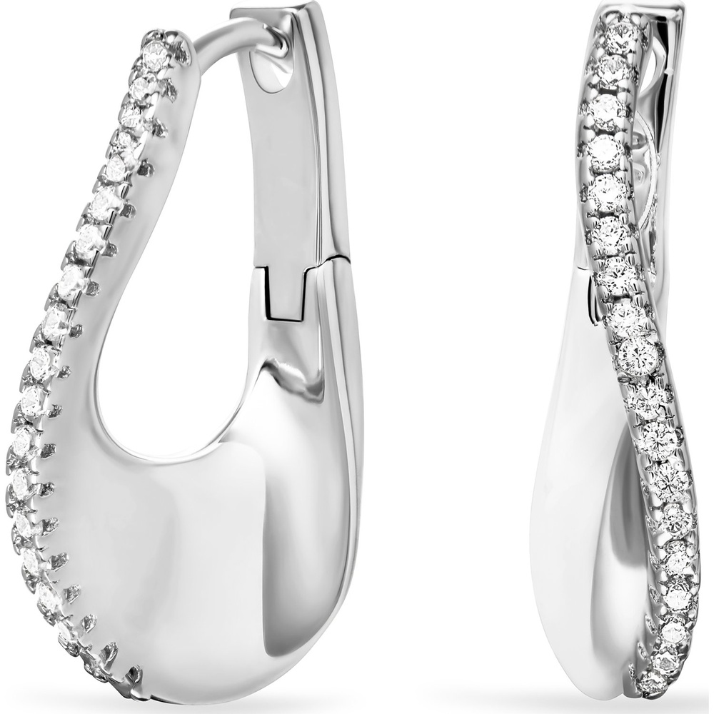 FAVS Créoles 925 Argent Boucles d'oreilles