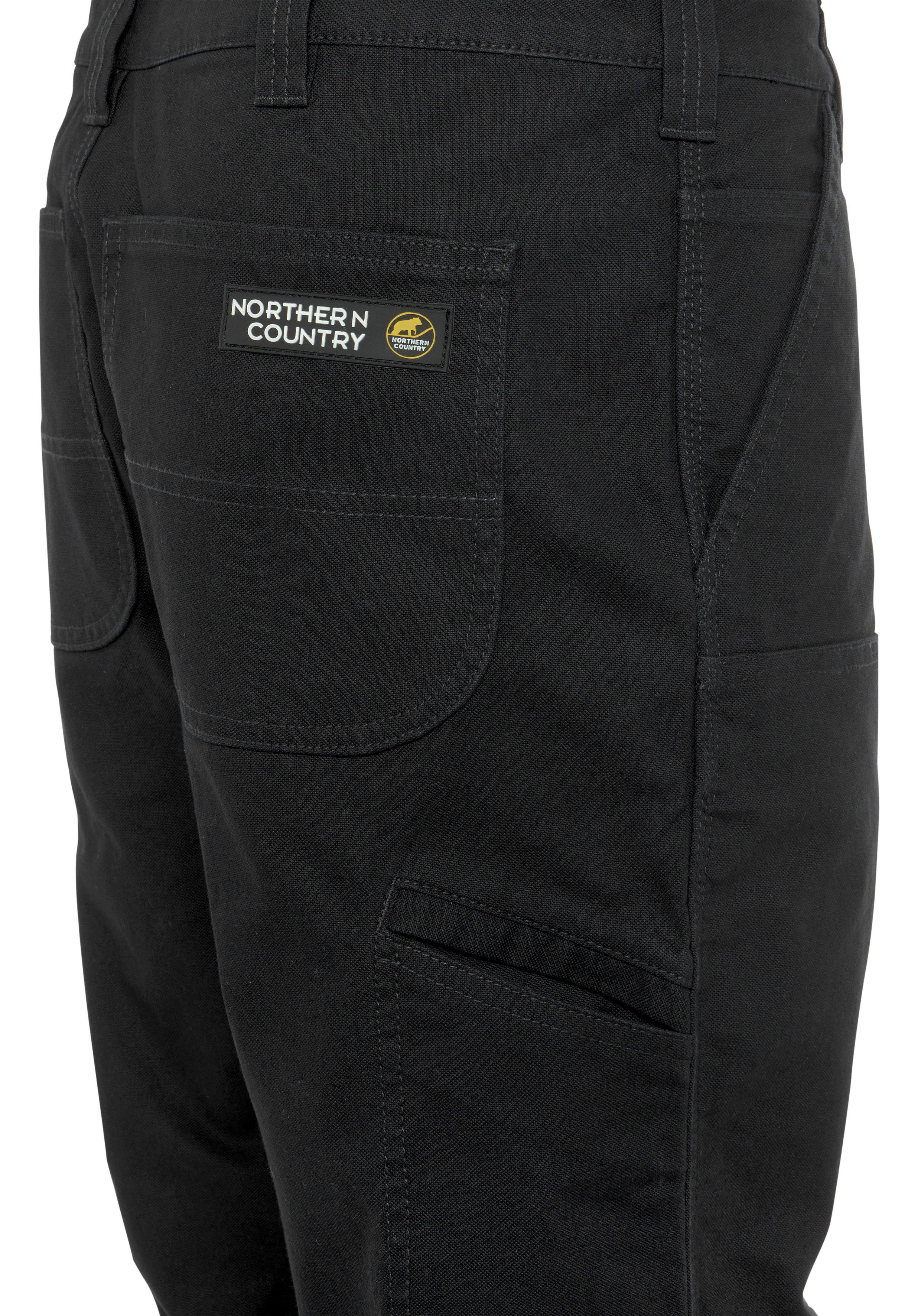 Northern Country Arbeitshose aus strapazierfähigem Canvas Material mit vielen praktischen Taschen