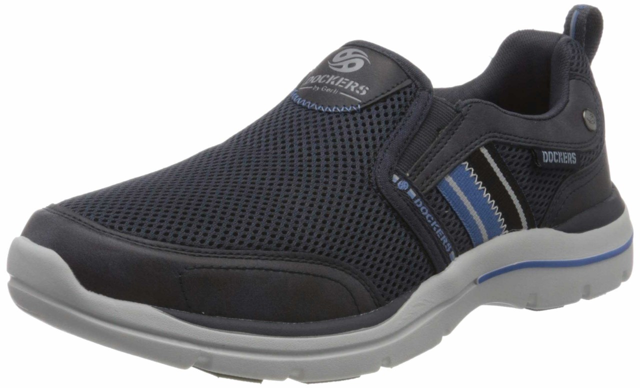 DOCKERS Sportliche Slipper blau
