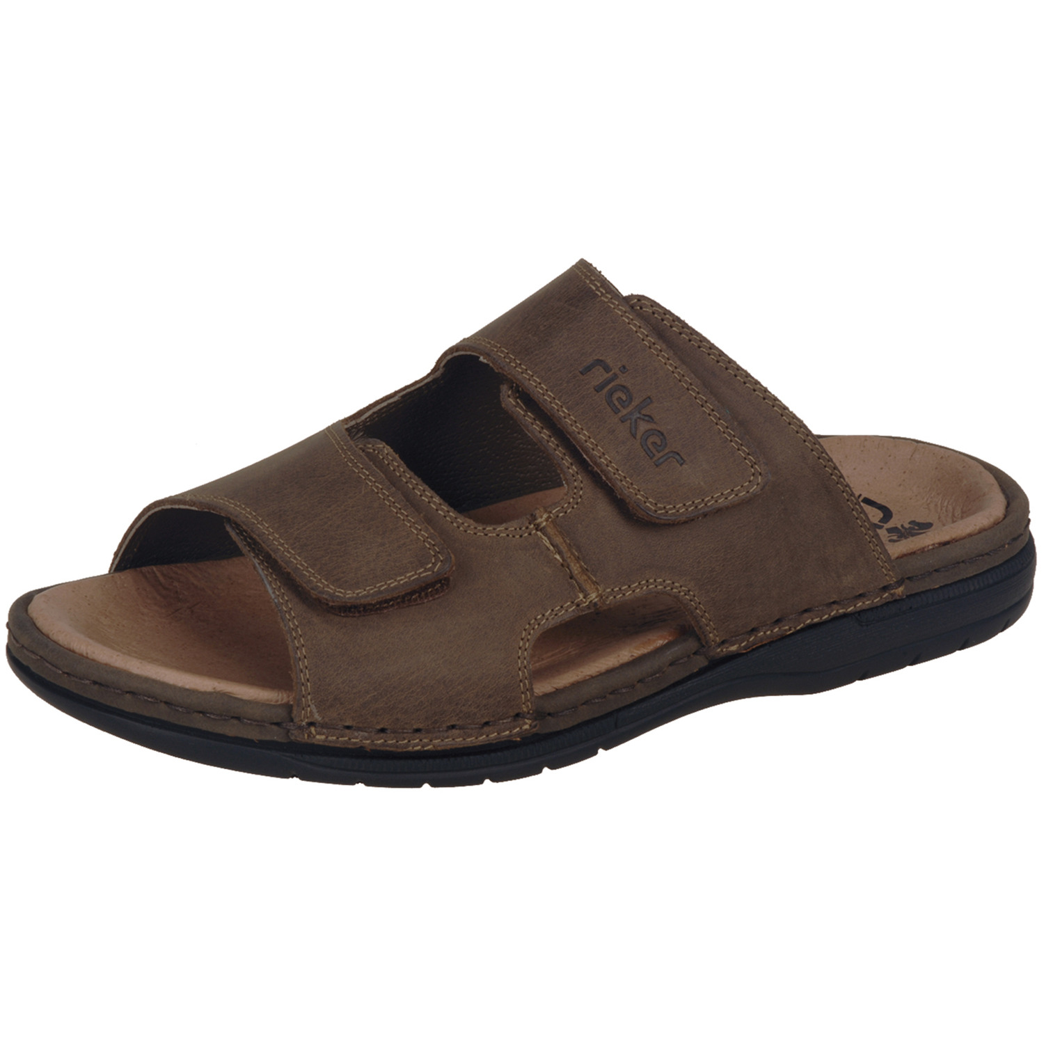 Rieker 25592, Pantoletten, Herren, Tabak