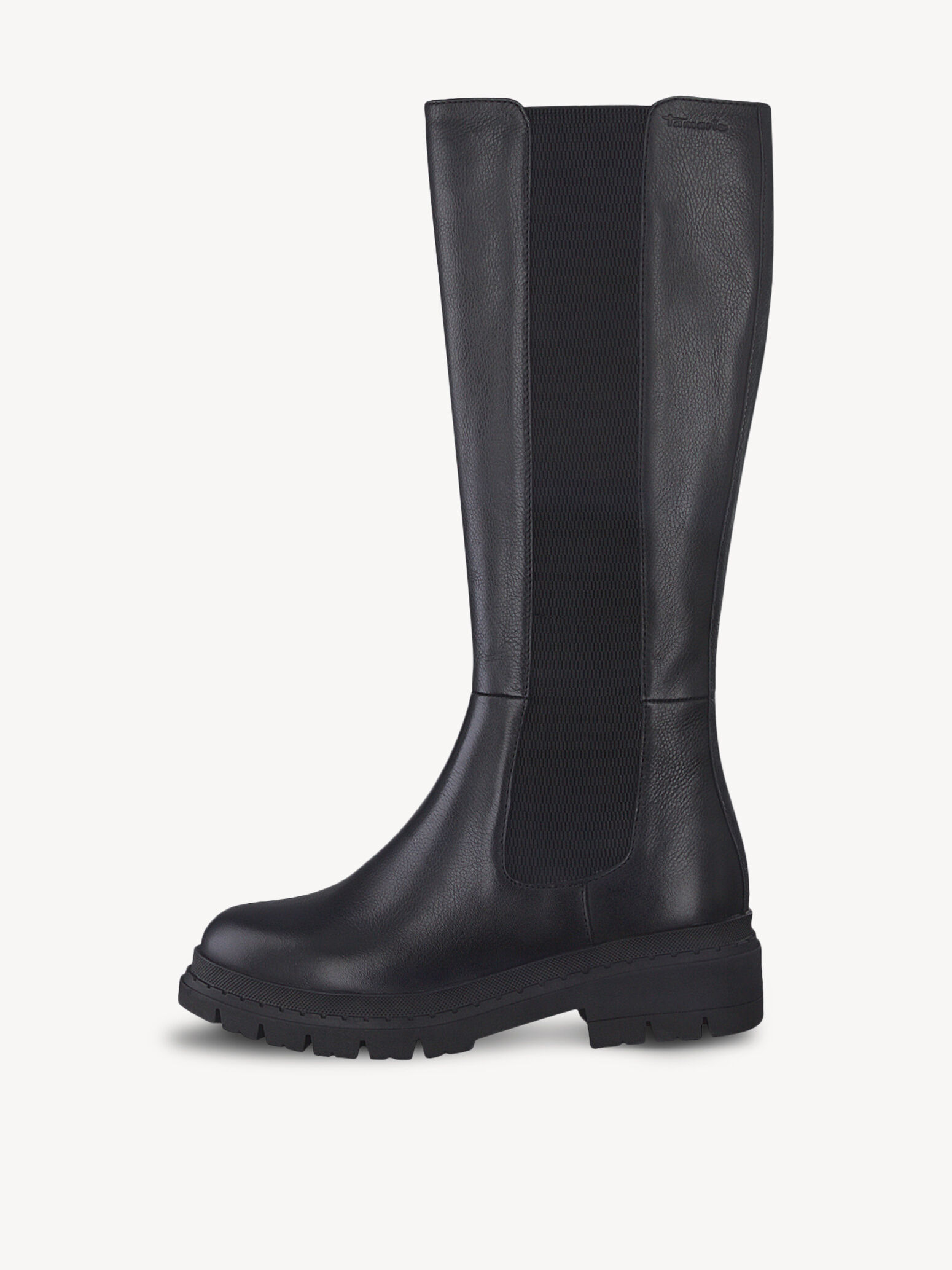 Bottes en cuir - noir