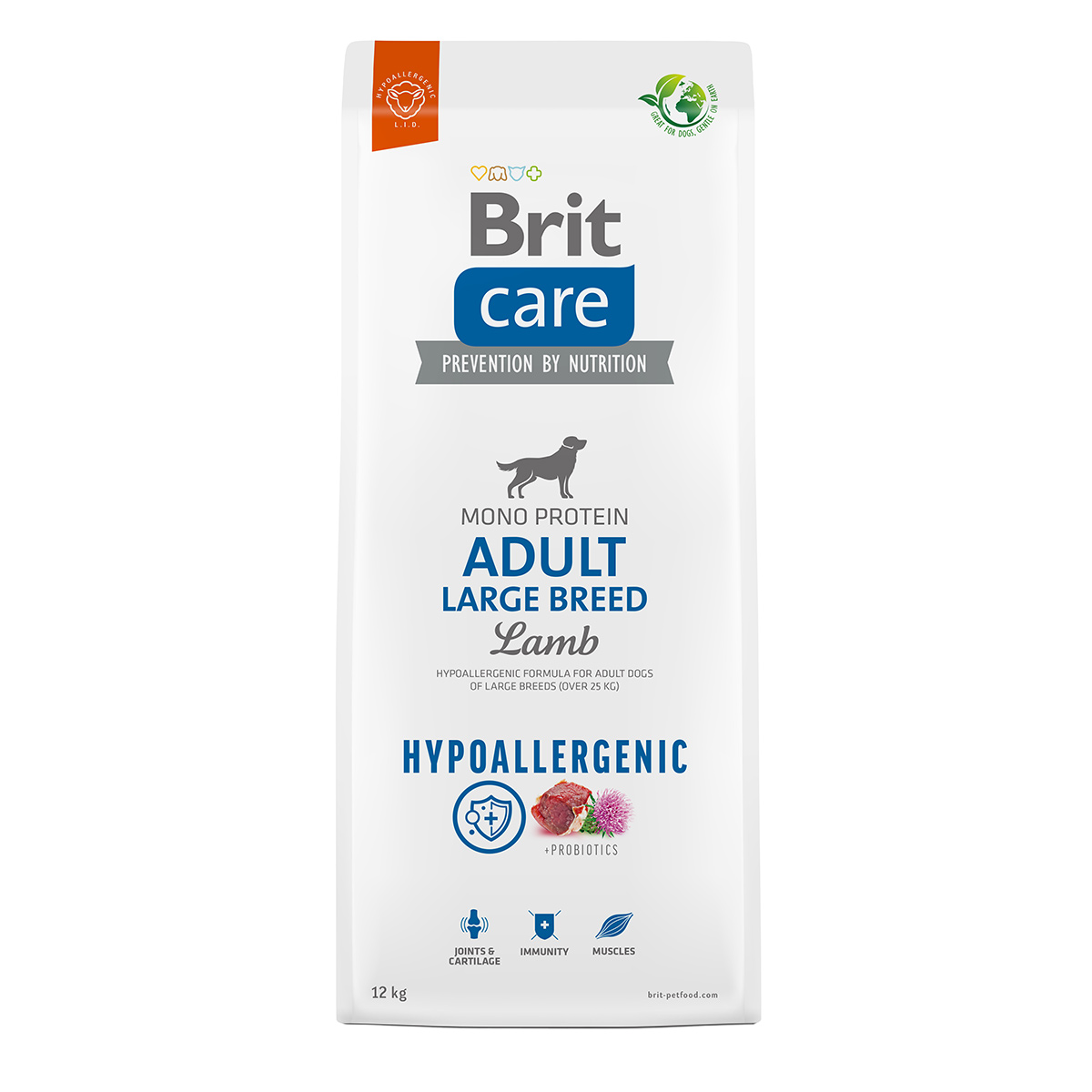 Brit Care Dog Hypoallergenic Adult Large Breed 12 kg bei ZooRoyal