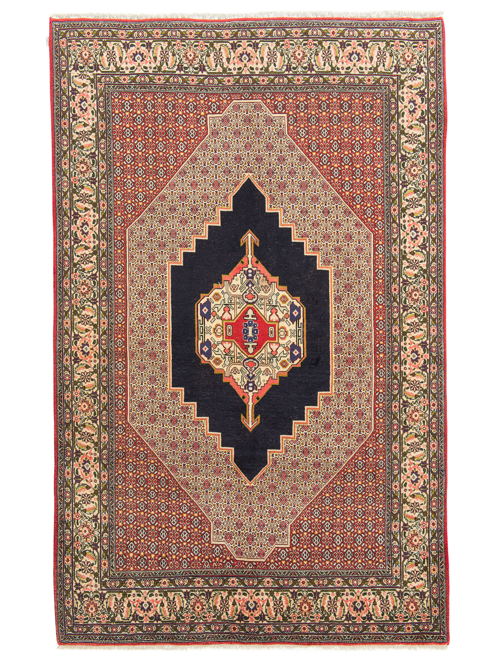 Senneh ca. 168 x 268 cm, Unikat / Einzelstück