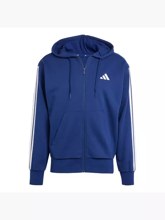 adidas Essentials 3-Streifen French Terry Kapuzenjacke
