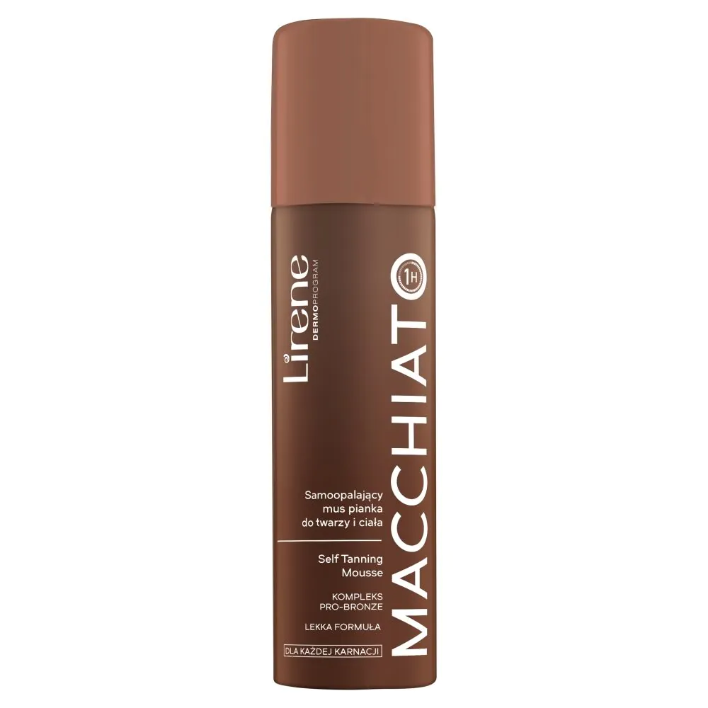 Lirene Perfect Tan Samoopalający Mus-pianka do twarzy i ciała Macchiato 1