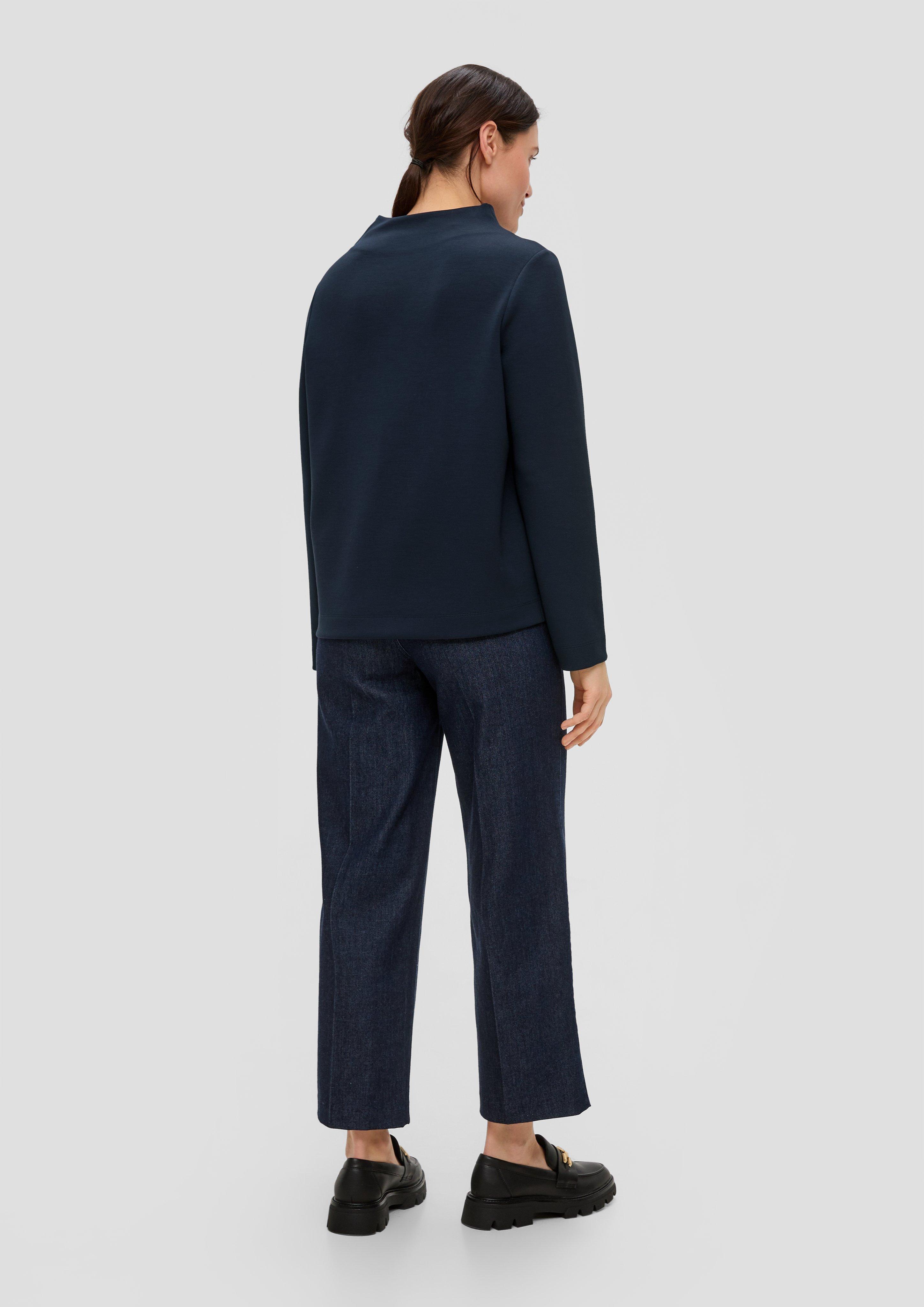 Sweatshirt mit Wasserfall-Kragen  2158165-5959