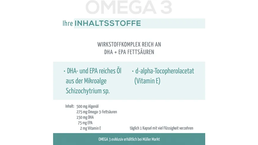 Dr.Kneißl Basics Omega 3 Algenöl 18 g