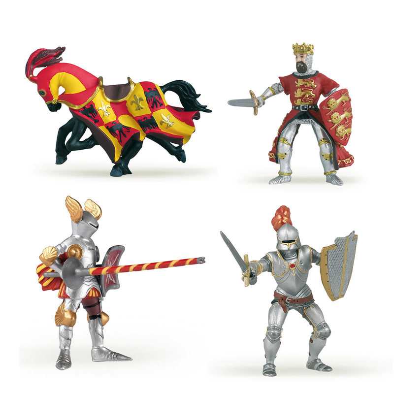Coffret figurines Mini Tub's chevaliers Papo
