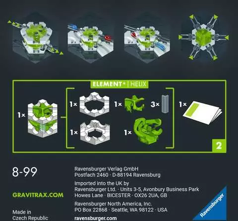 GraviTrax PRO Element Helix - Kugelbahn-Erweiterung für Kinder ab 8 Jahren