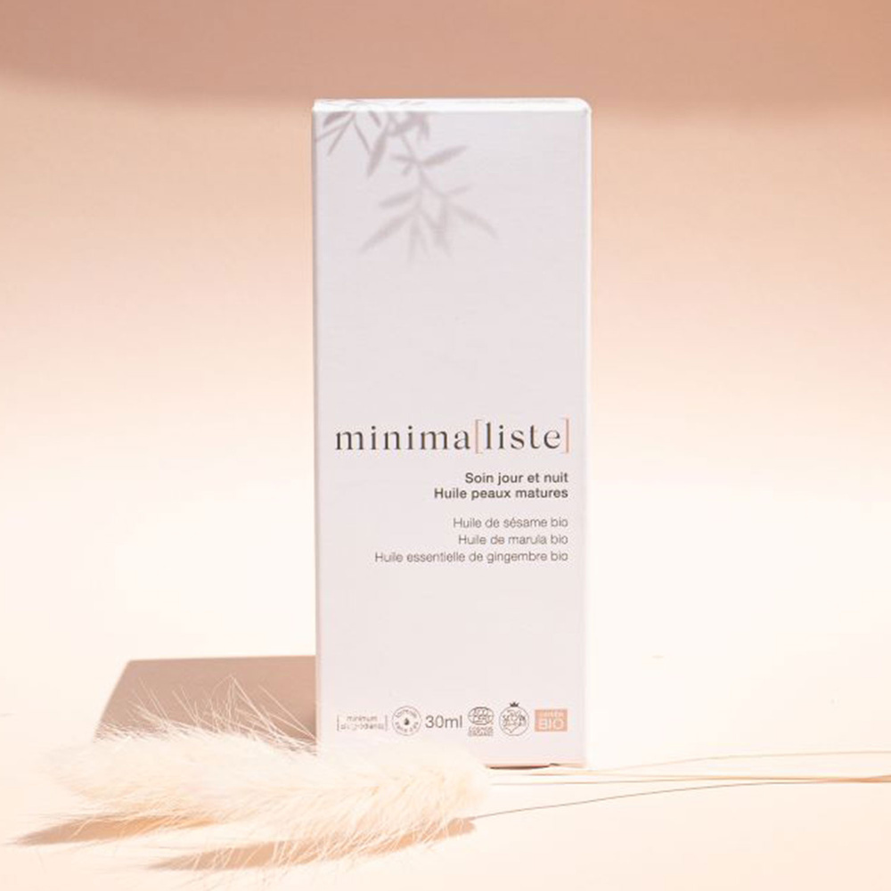minimaliste Huile visage peaux sensibles