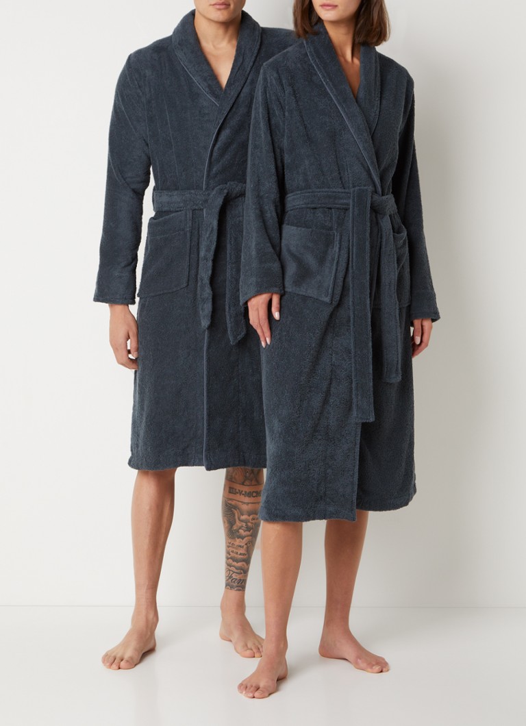 Aquanova Baumwollbademantel mit aufgesetzten Taschen – Unisex