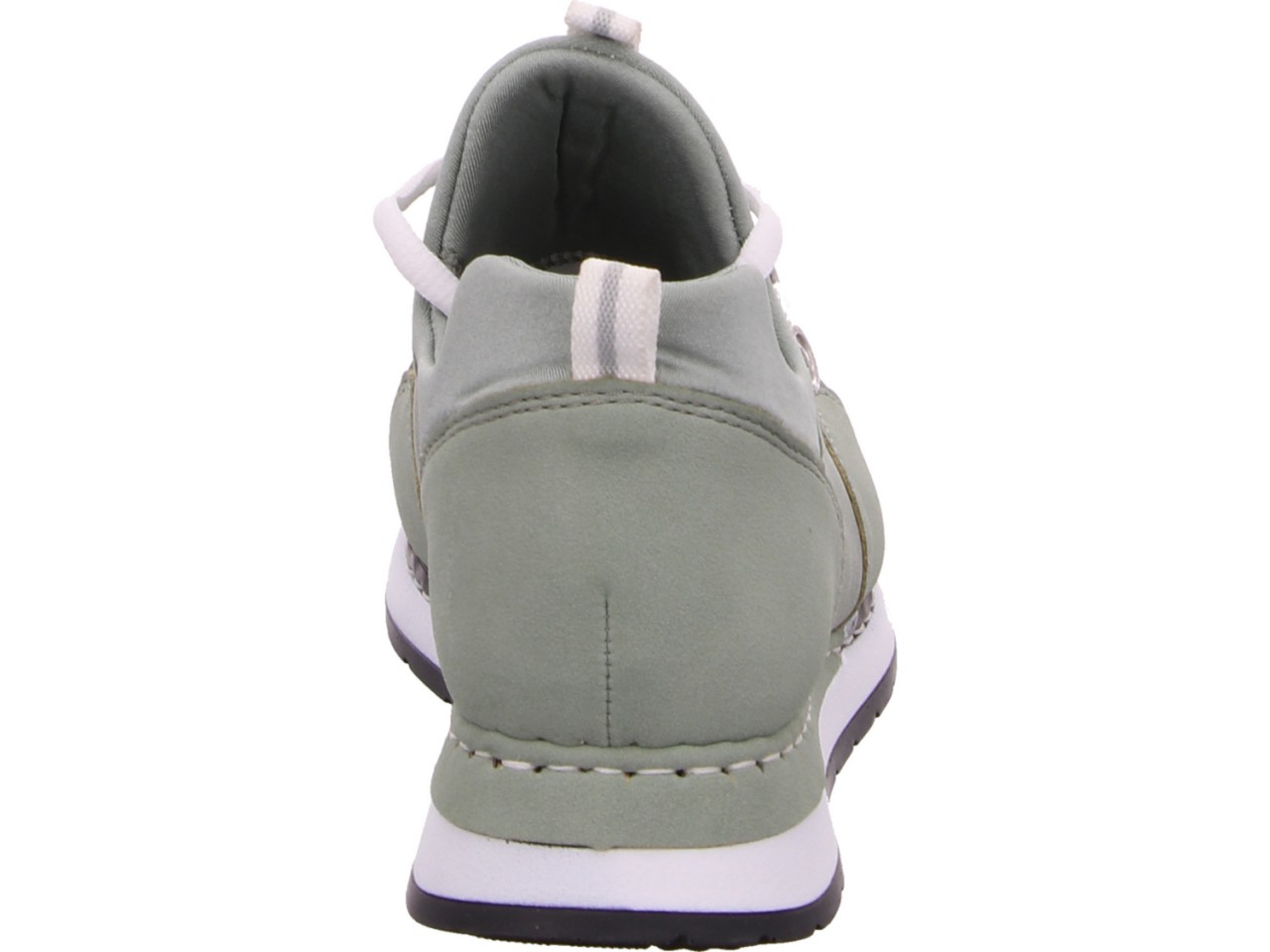 RIEKER Sportliche Slipper grün FSK Damen Halbschuhe