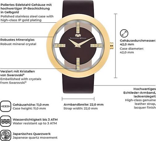 Rhodenwald & Söhne Armband-Uhr Lucrezia