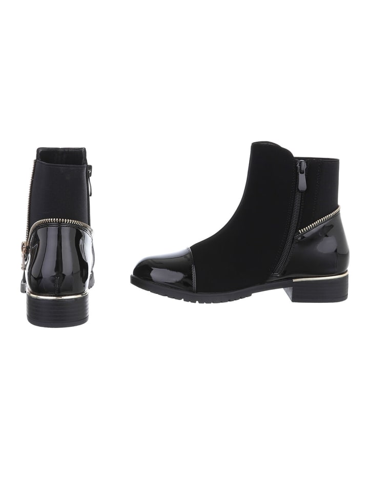 Ital-Design Stiefelette in Schwarz günstig kaufen