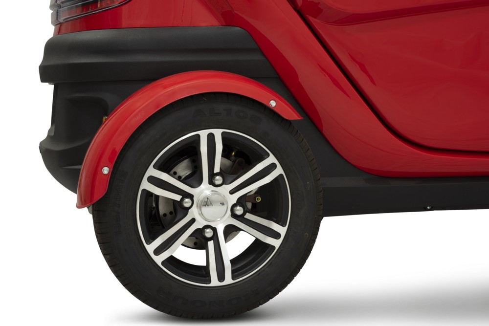 Econelo Elektro Kabinenroller Nelo 3.1  25 km/h rot