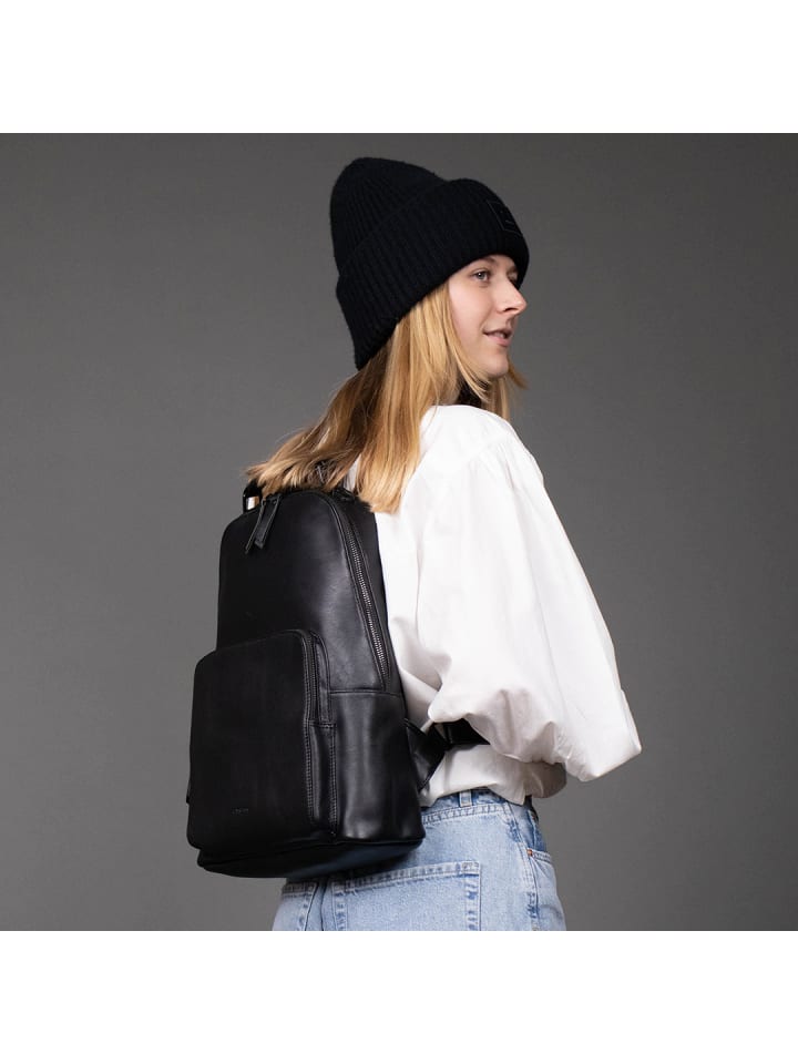 FEYNSINN Leder-Rucksack echt Leder Rucksack groß | Ledertasche schwarz NELLA in schwarz günstig kaufen onesize