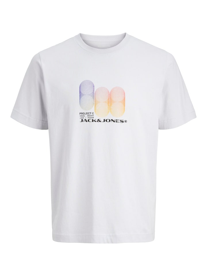 JACK & JONES PLUS T-shirt in Gray Dawn günstig kaufen