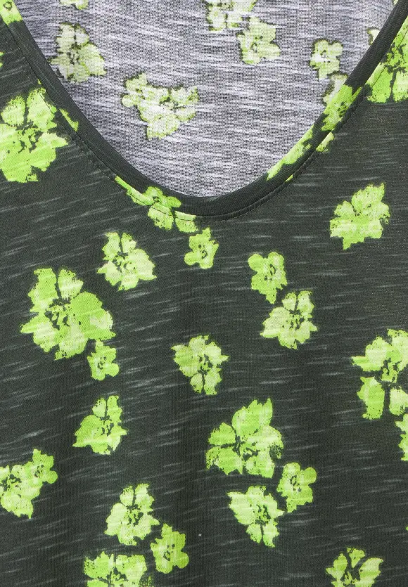 CECIL Printshirt mit Smockdetail