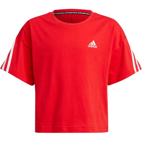 ADIDAS KINDER ORGANIC COTTON FUTURE ICONS SPORT 3-STREIFEN LOOSE T-SHIRT