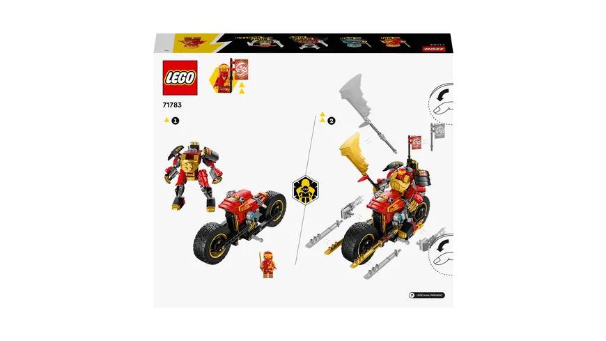 LEGO NINJAGO 71783 Kais Mech-Bike EVO