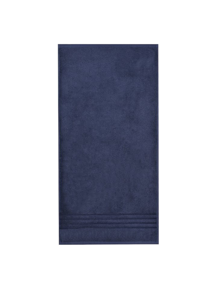 Schiesser Handtuch Milano im 4er Set in Dunkelblau günstig kaufen 50 x 100 cm