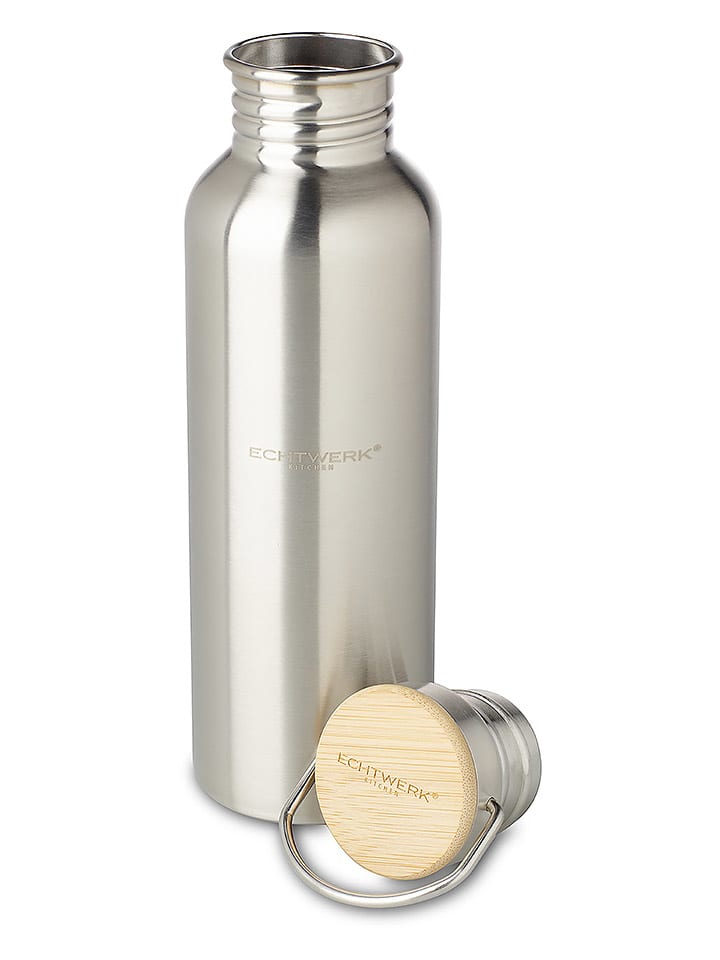 Echtwerk Trinkflasche in Silber - 750 ml günstig kaufen onesize