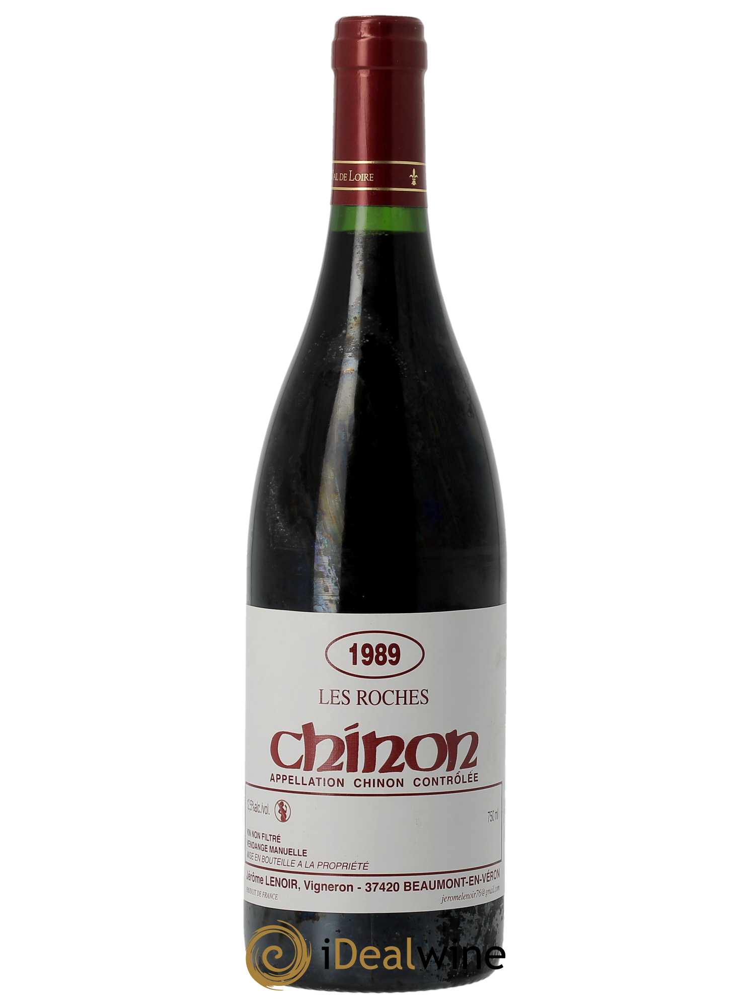 Chinon Les Roches Lenoir (Domaine)  1989 - Lot de 1 Bouteille