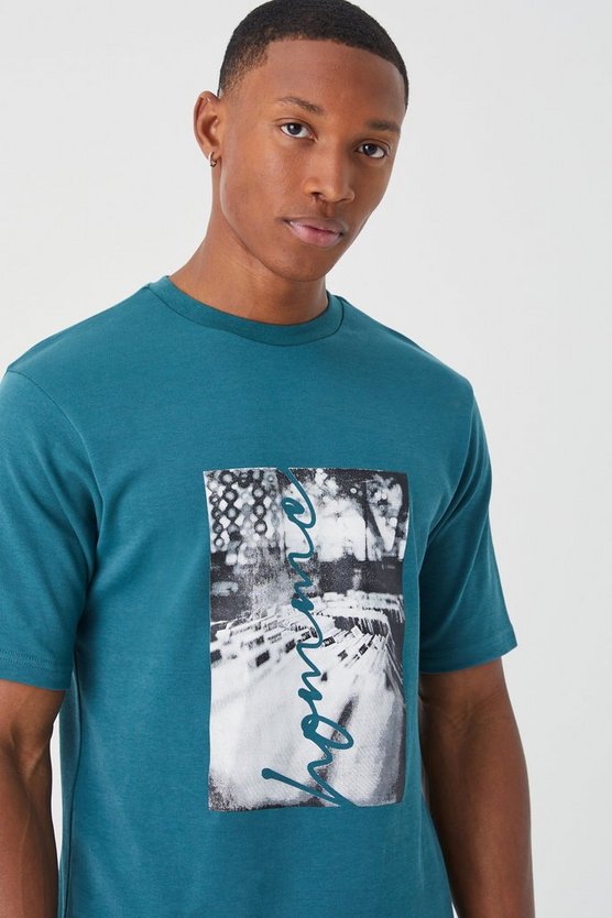 Slim-Fit T-Shirt mit Print