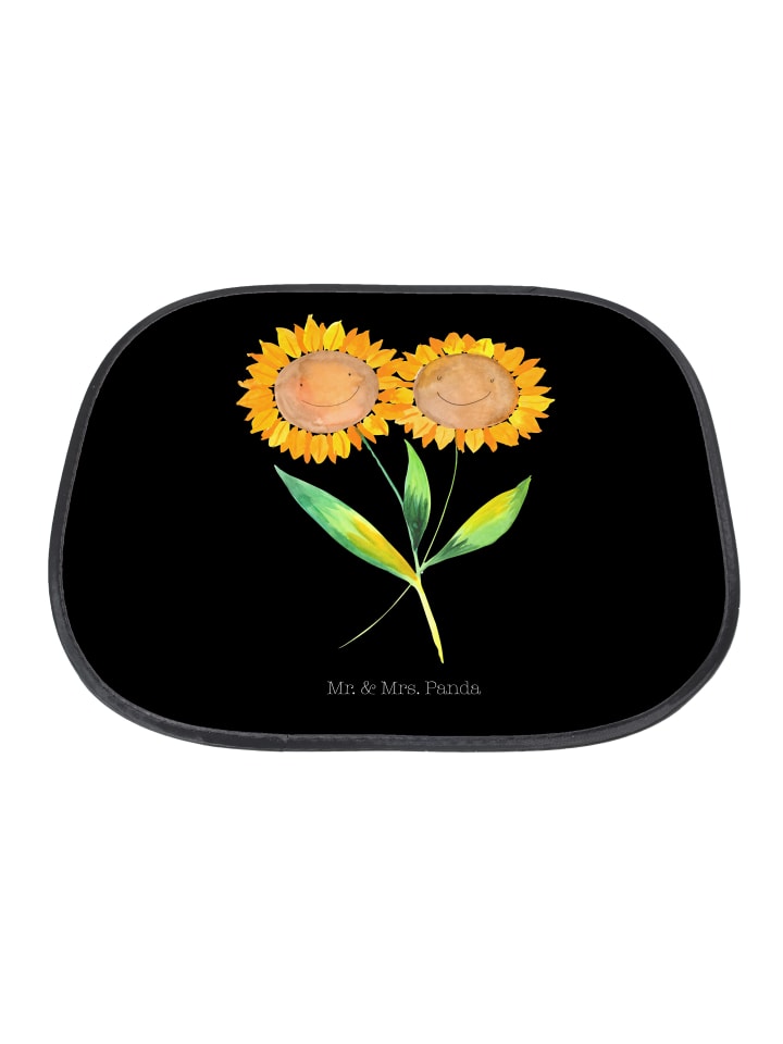 Mr. & Mrs. Panda Auto Sonnenschutz Blume Sonnenblume ohne Spruch in Schwarz günstig kaufen onesize
