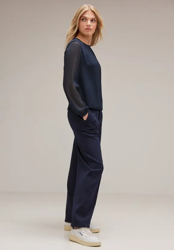 Street One Chiffonbluse mit Gummibund