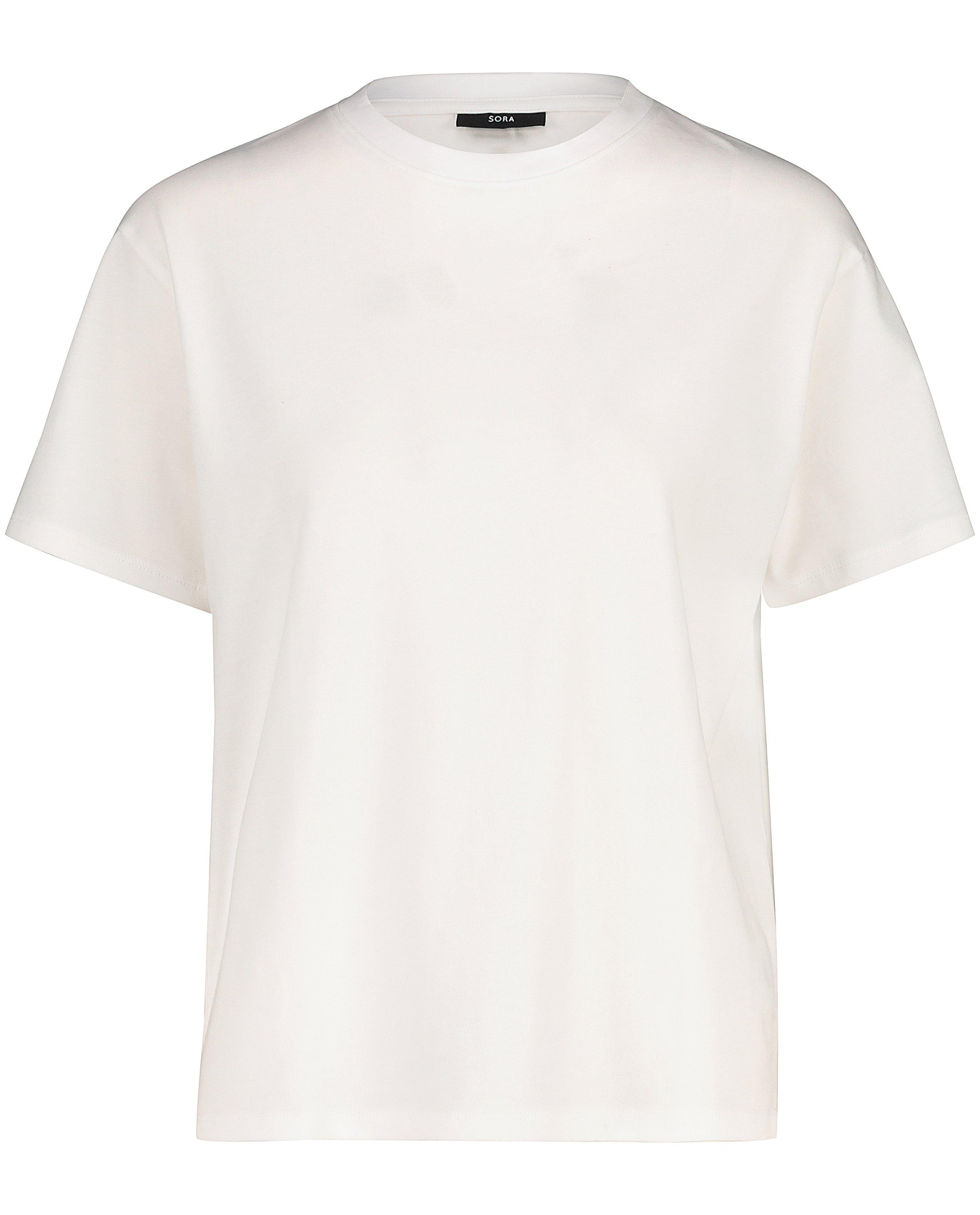 Tricou Sora White din bumbac organic Sora alb