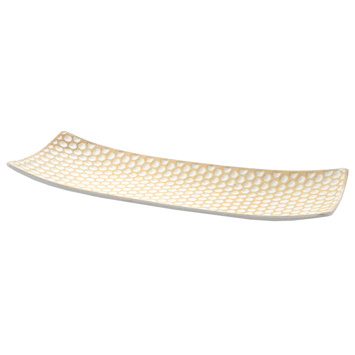 Deko-Tablett mit Wabenstruktur