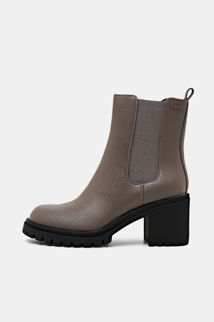 Boots mit grobem Blockabsatz