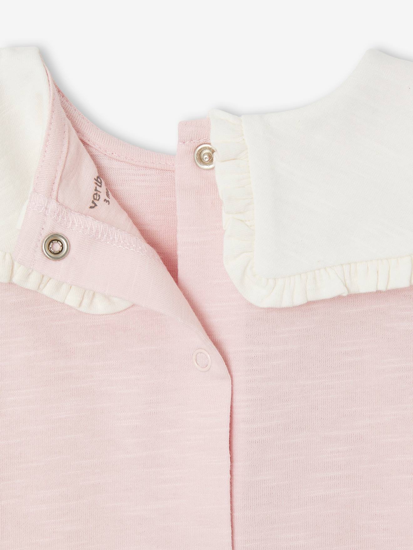 Vertbaudet 2er-Pack Baby T-Shirts aus Bio-Baumwolle - rosa
