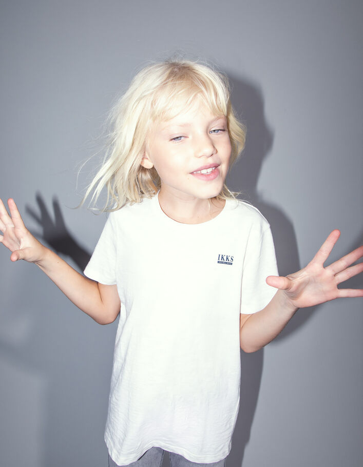 Tee-shirt blanc Essentiel en coton bio