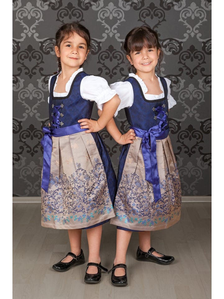 Edelnice Kinder Dirndl royalblau in blau günstig kaufen