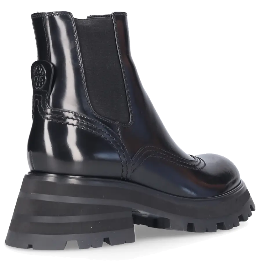 Alexander McQueen - Chelsea Boots WANDER Kalbsleder - schwarz