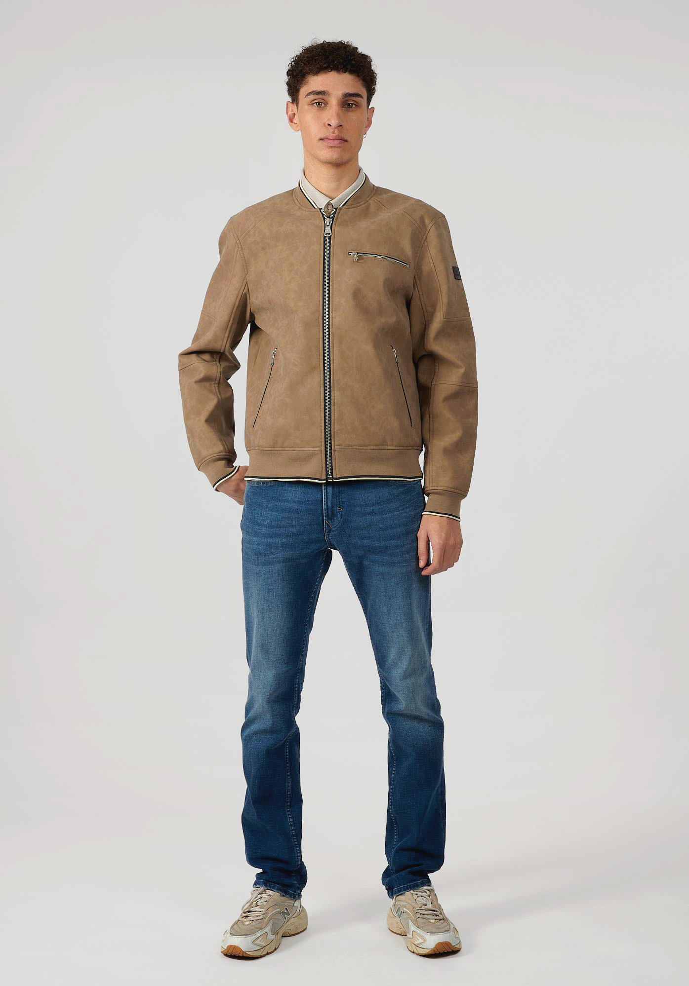 MAHO   Blouson beige homme