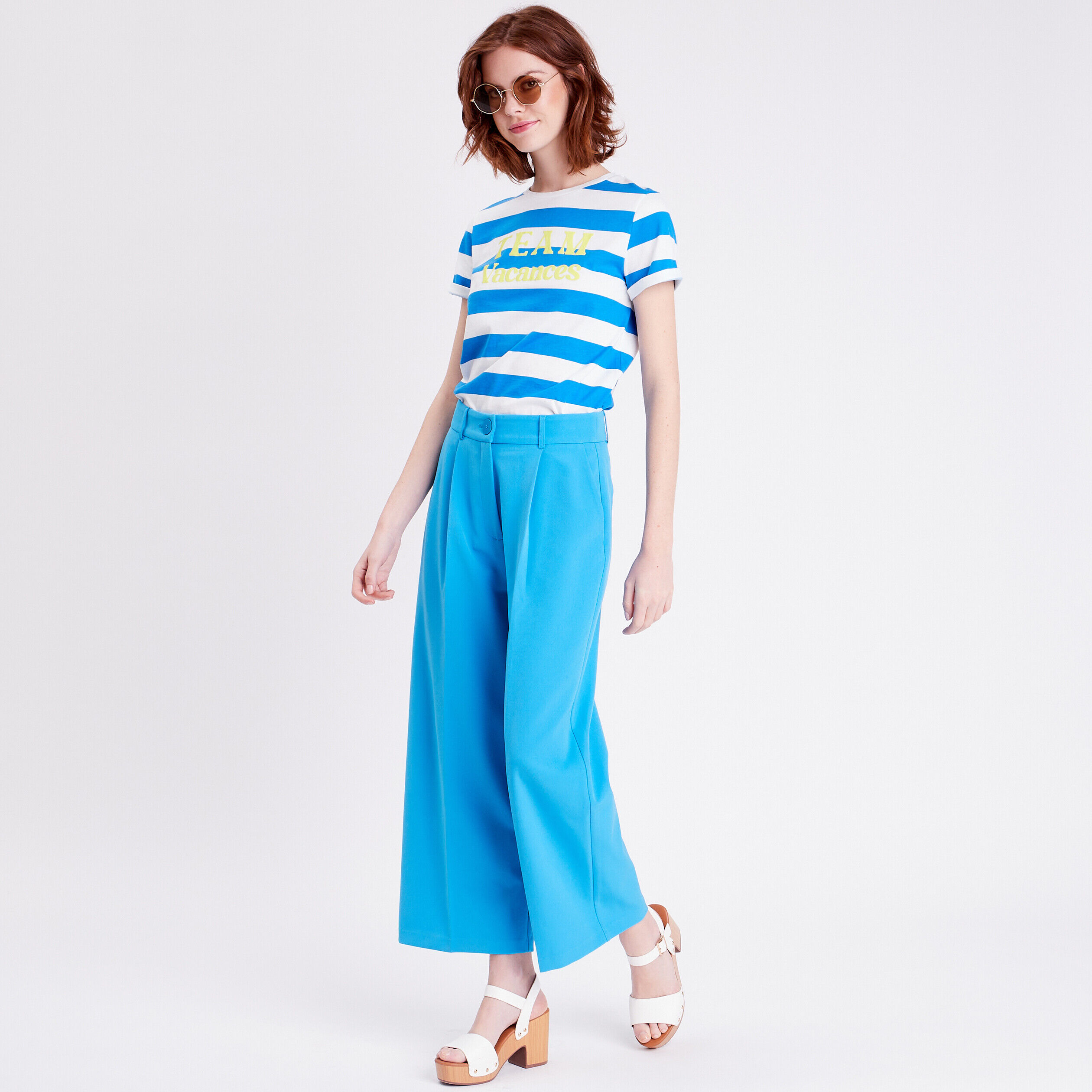 T-shirt manches courtes blanc femme | Cache Cache